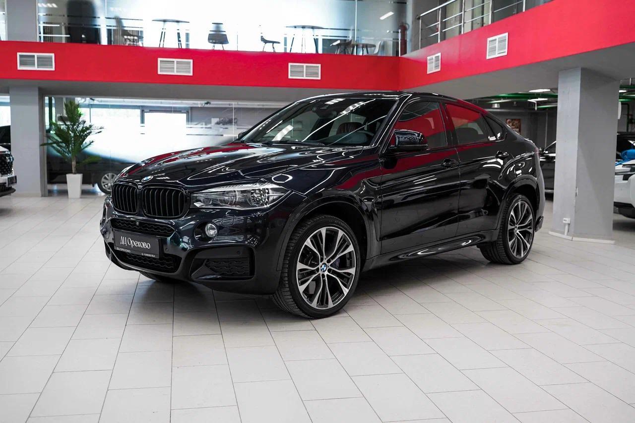 BMW X6 2018, черный, ДЦ Орехово