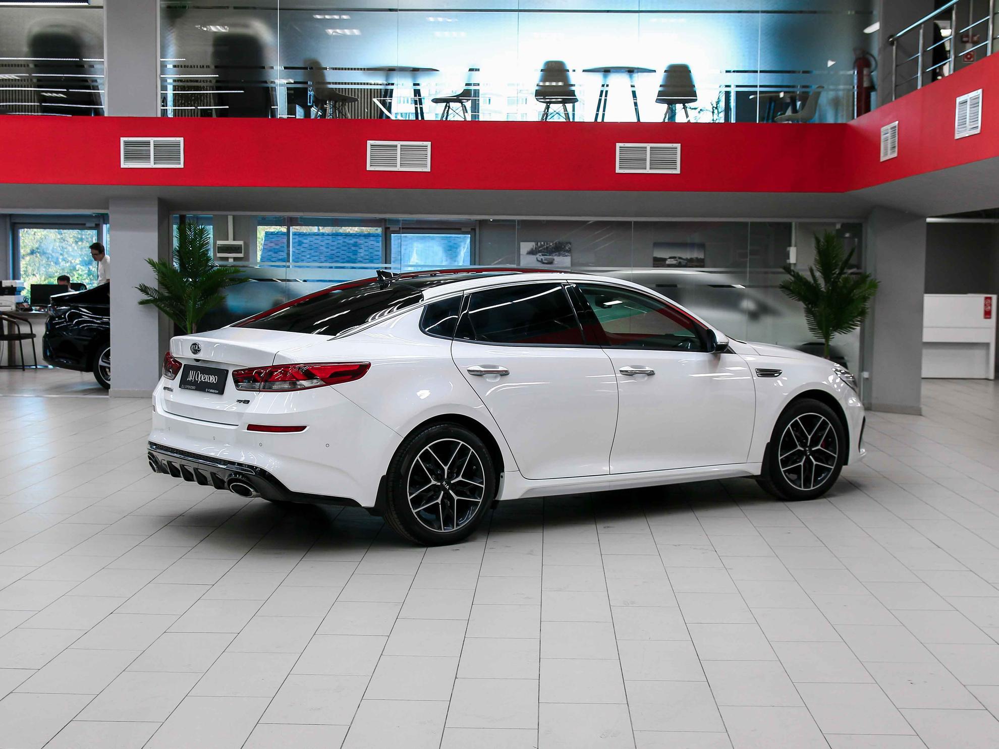 Kia Optima 2019, белый, ДЦ Орехово