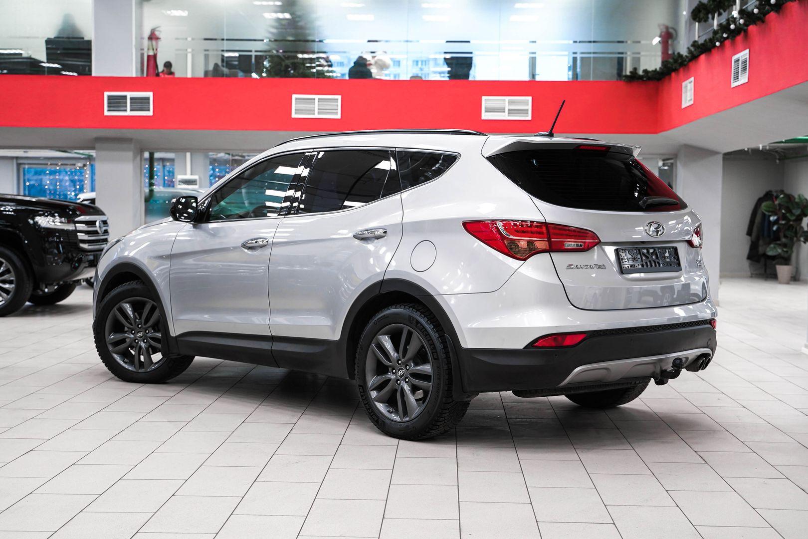 Hyundai Santa Fe 2014, серебряный, ДЦ Орехово