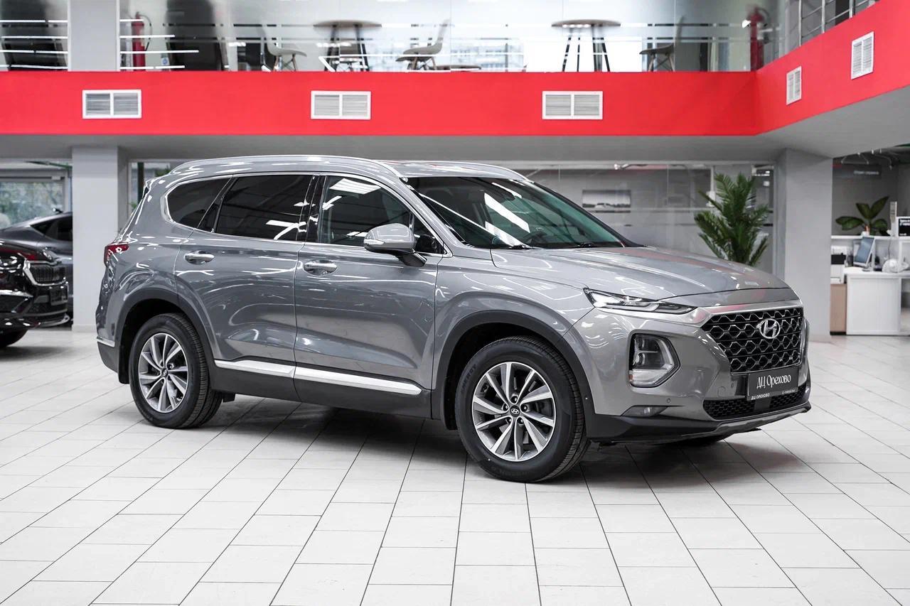 Hyundai Santa Fe 2019, серый, ДЦ Орехово
