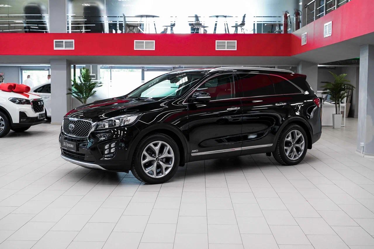 Kia Sorento 2016, черный, ДЦ Орехово