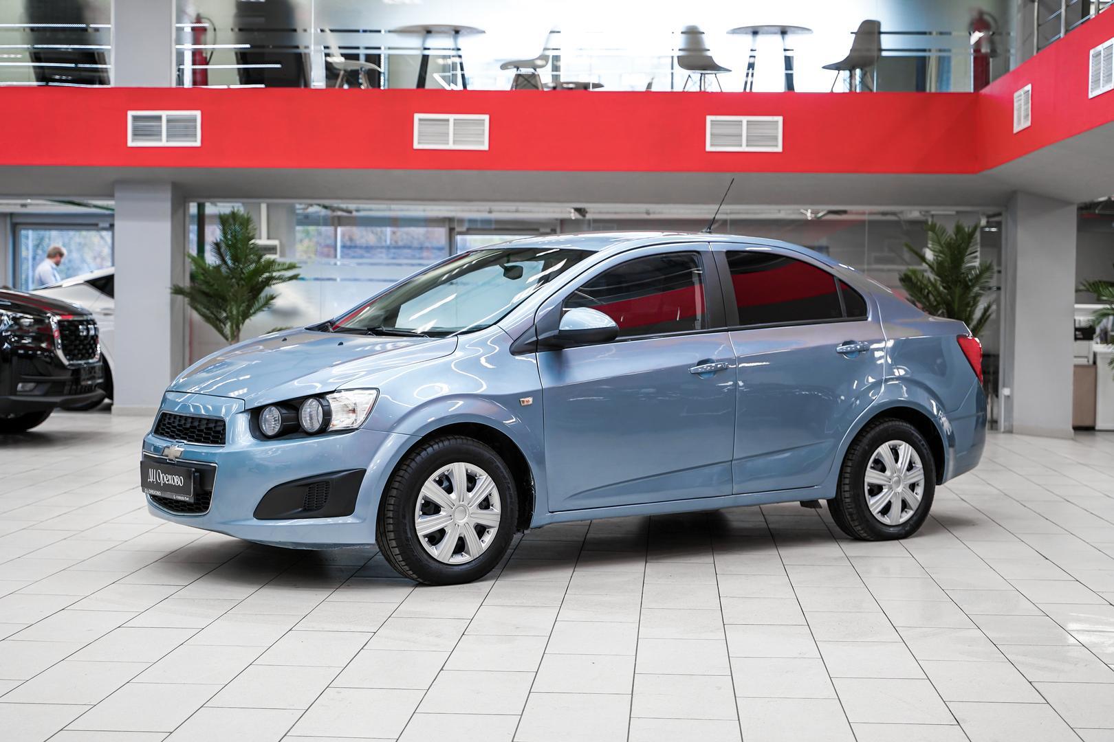 Chevrolet Aveo 2012, голубой, ДЦ Орехово