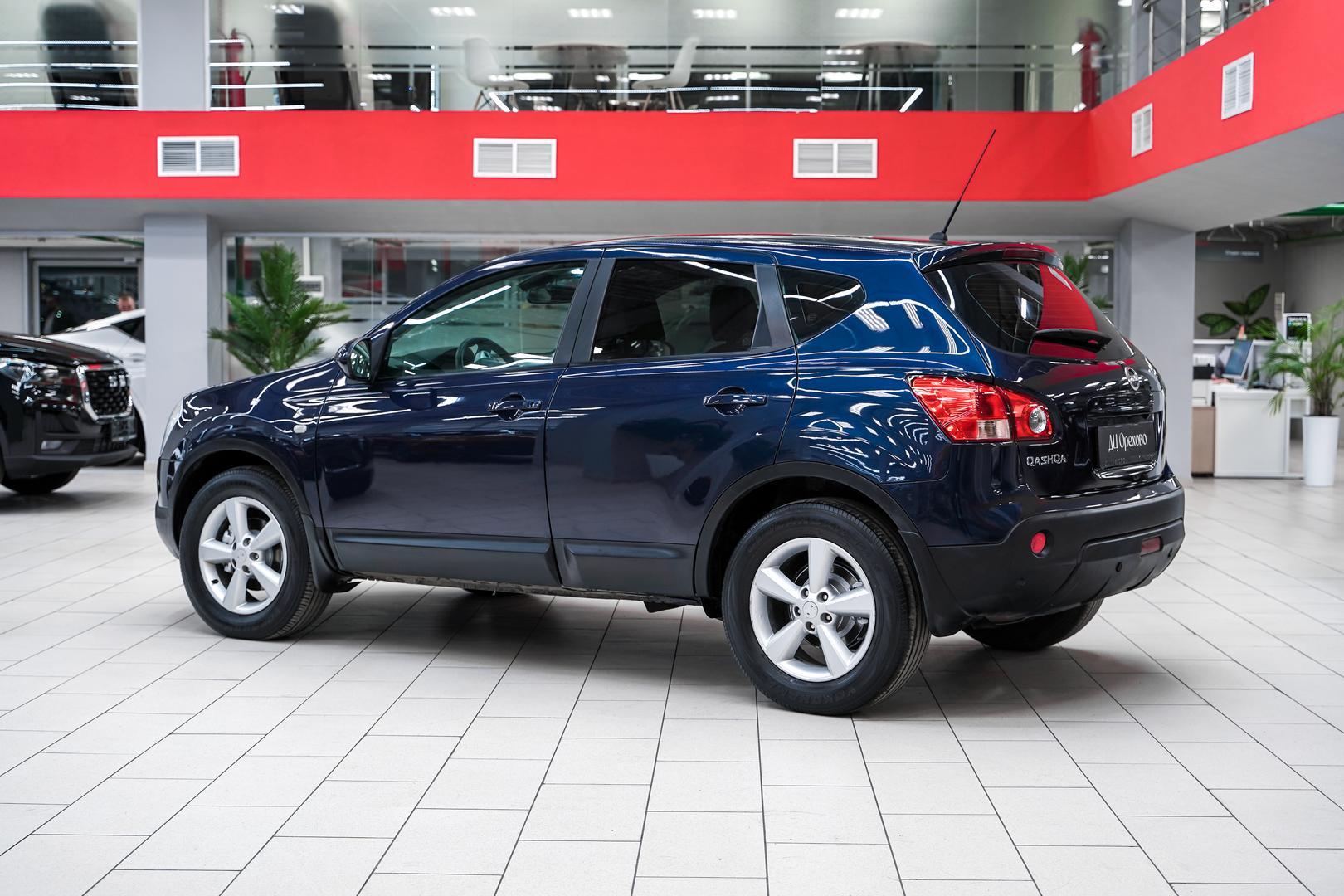 Nissan Qashqai 2008, синий, ДЦ Орехово