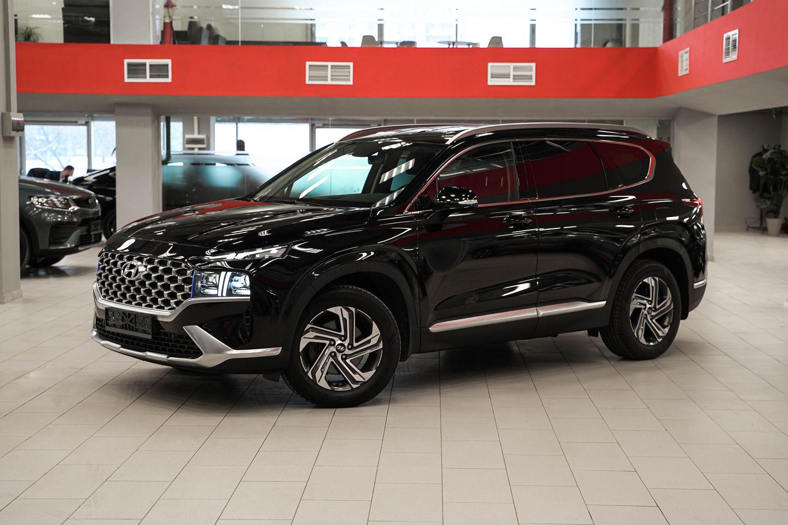 Hyundai Santa Fe 2022, черный, ДЦ Орехово