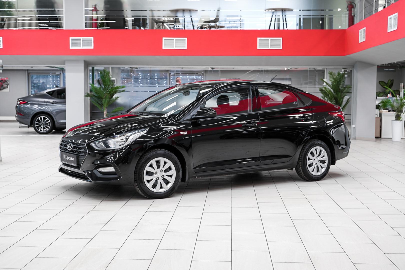 Hyundai Solaris 2019, черный, ДЦ Орехово