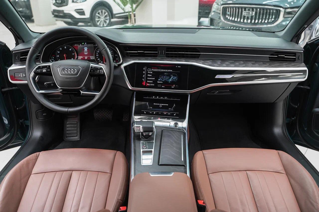 Audi A6 2021, зеленый, ДЦ Орехово