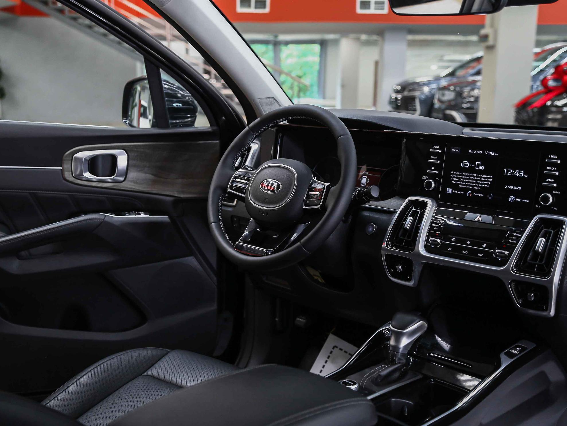 Kia Sorento 2021, черный, ДЦ Орехово