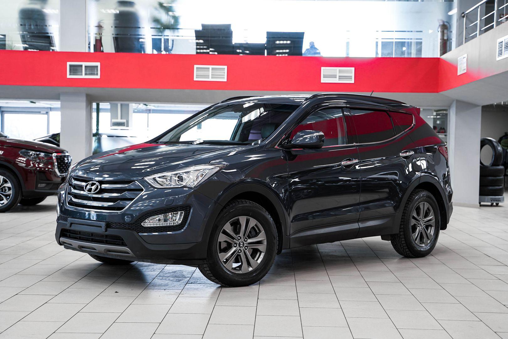 Hyundai Santa Fe 2013, синий, ДЦ Орехово