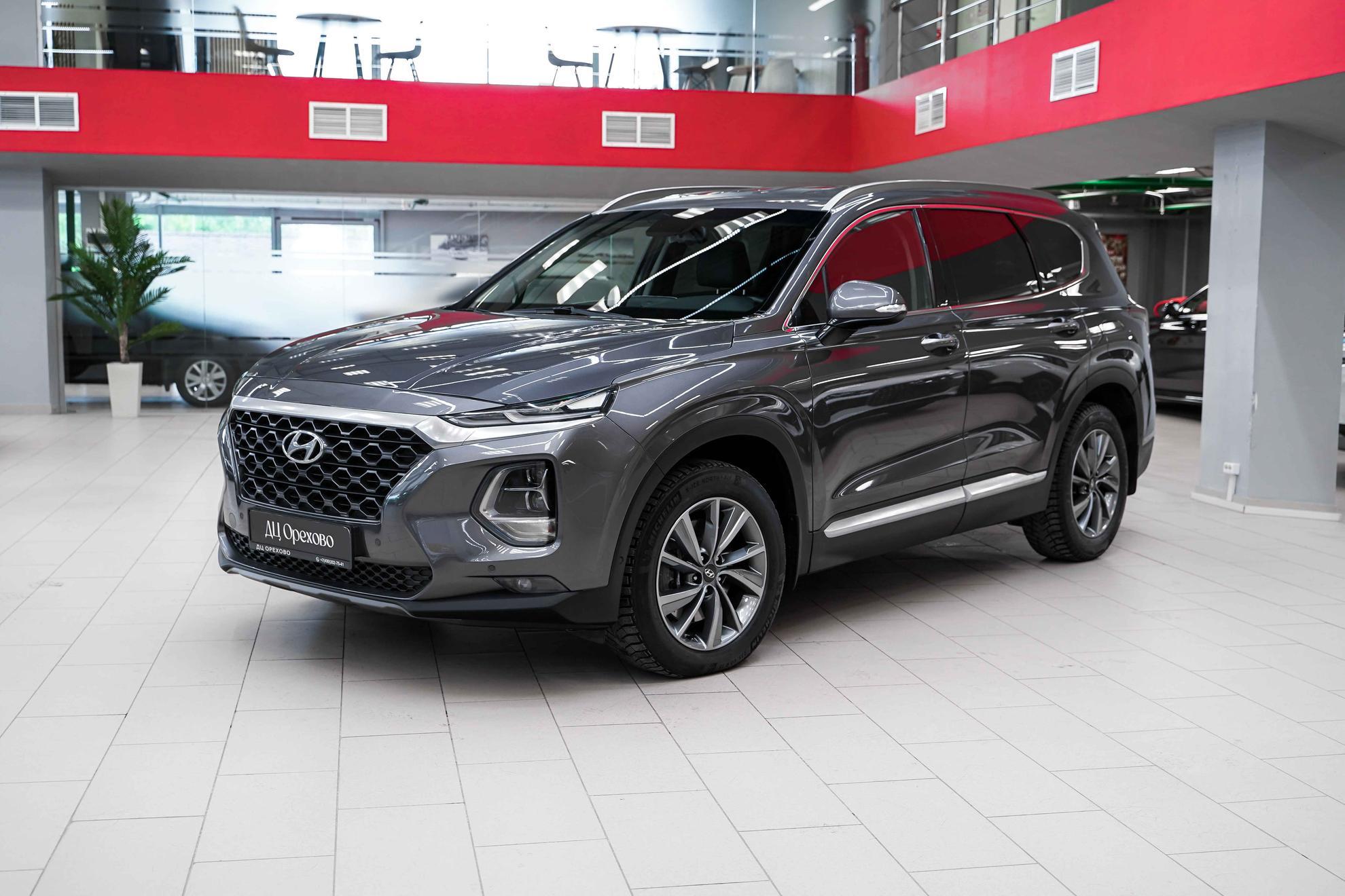 Hyundai Santa Fe 2019, серый, ДЦ Орехово