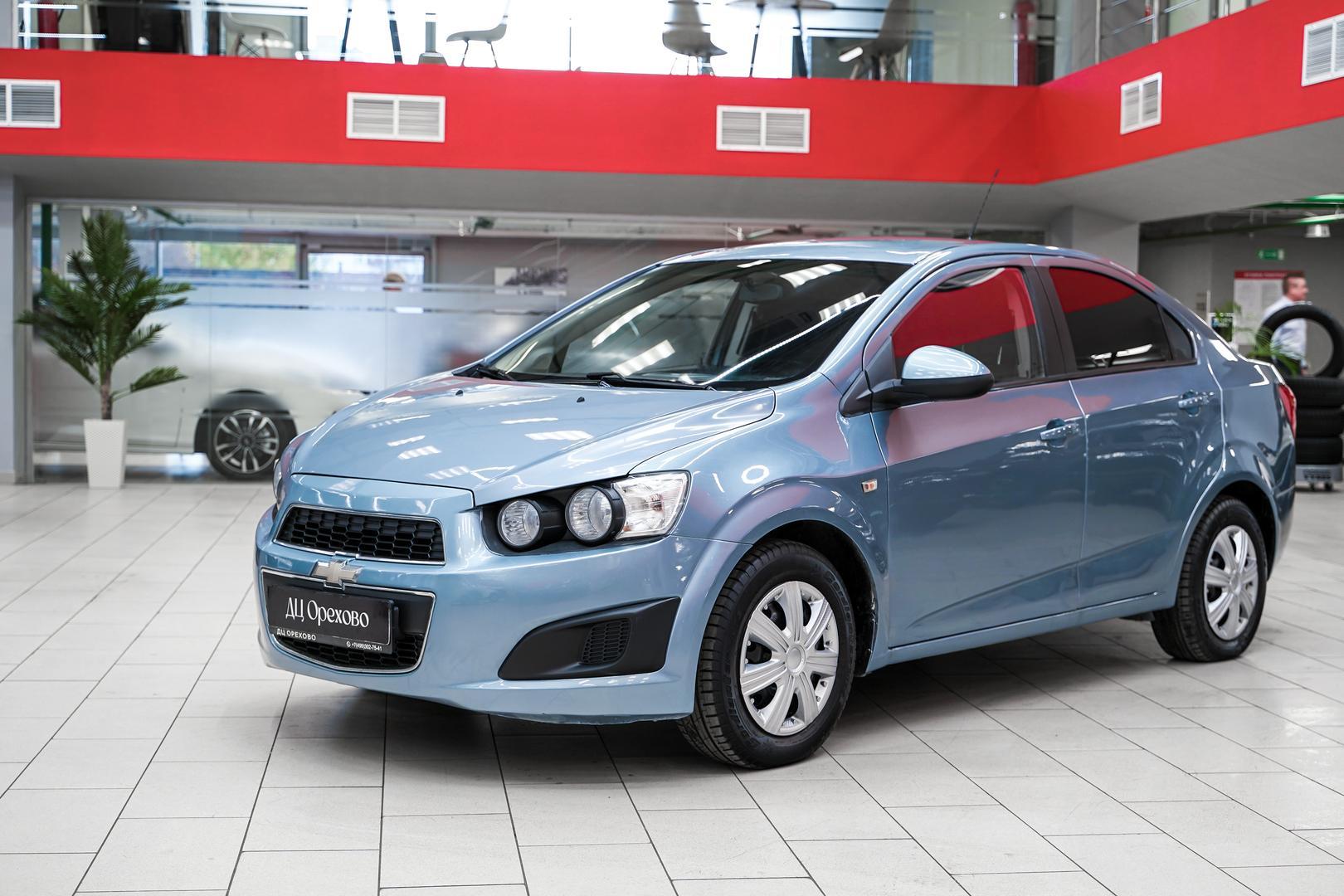 Chevrolet Aveo 2012, голубой, ДЦ Орехово