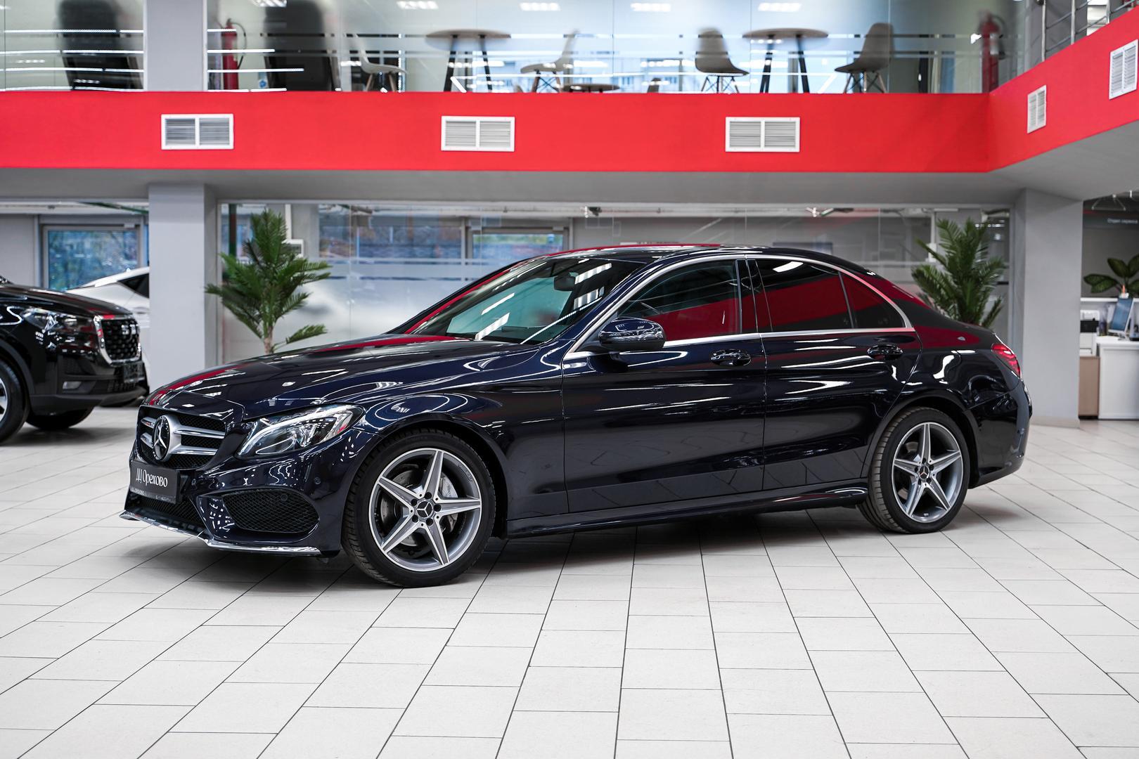 Mercedes-Benz C-Класс 2016, синий, ДЦ Орехово