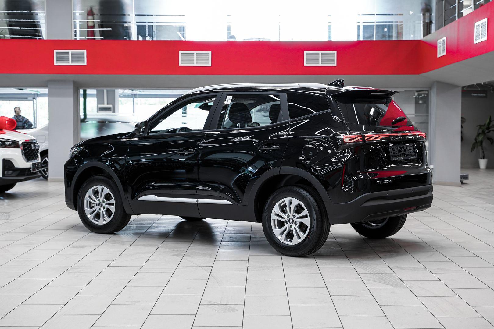 Chery Tiggo 4 2025, черный, ДЦ Орехово