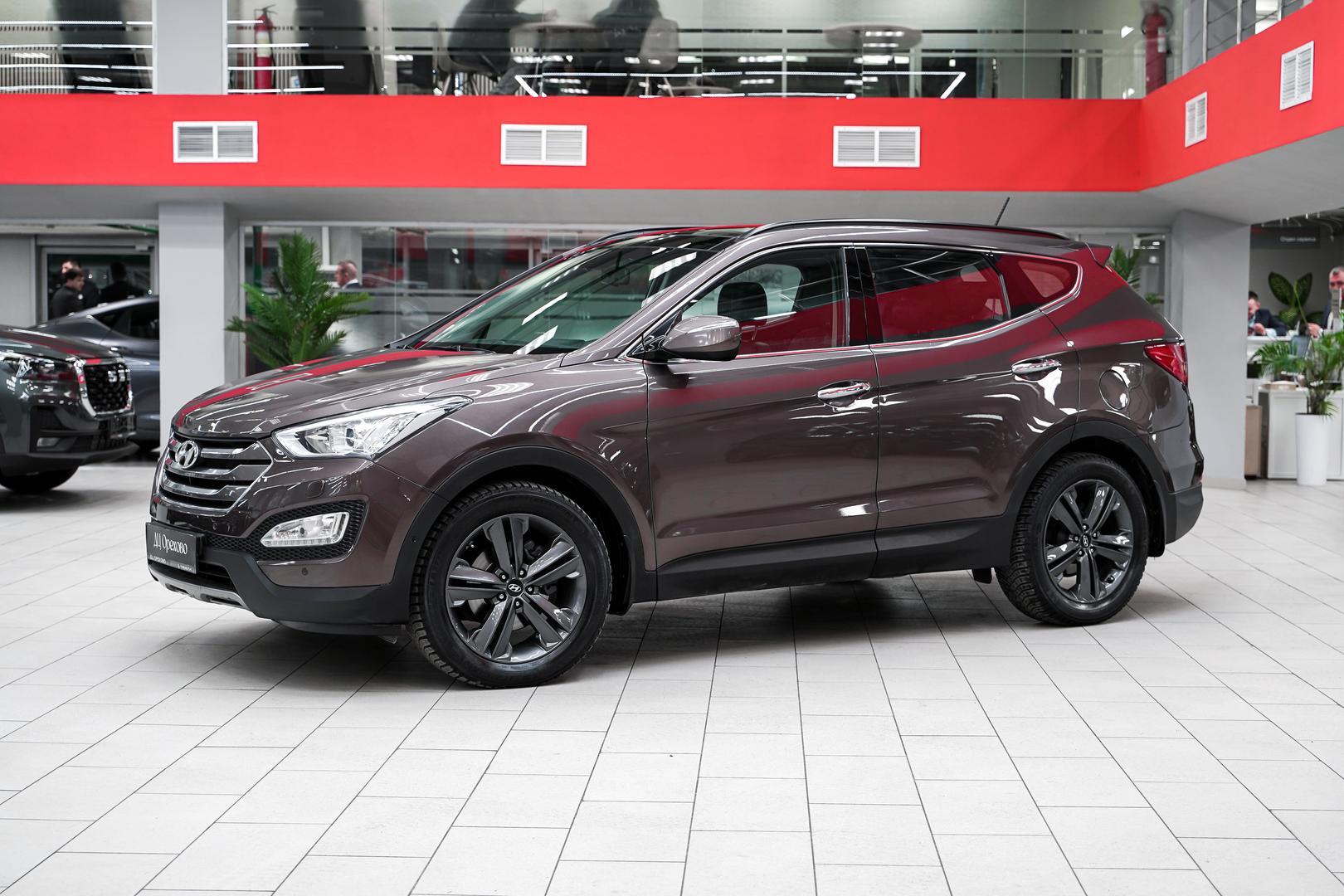 Hyundai Santa Fe 2013, коричневый, ДЦ Орехово