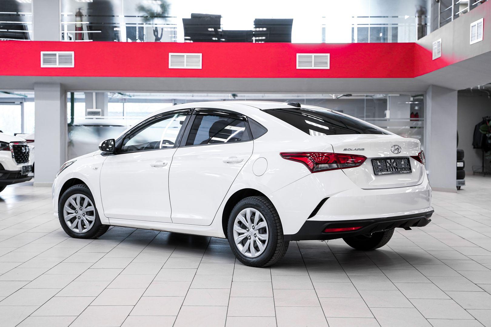 Hyundai Solaris 2021, белый, ДЦ Орехово
