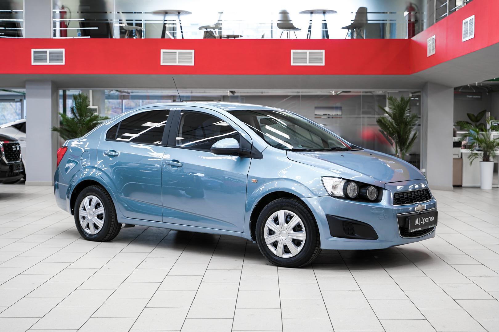 Chevrolet Aveo 2012, голубой, ДЦ Орехово