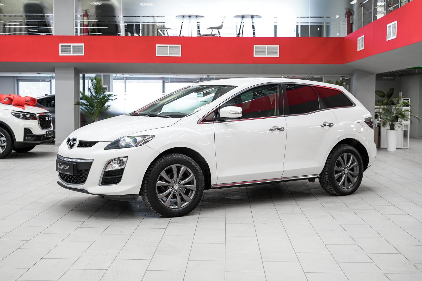 Mazda CX-7 2011, белый, ДЦ Орехово