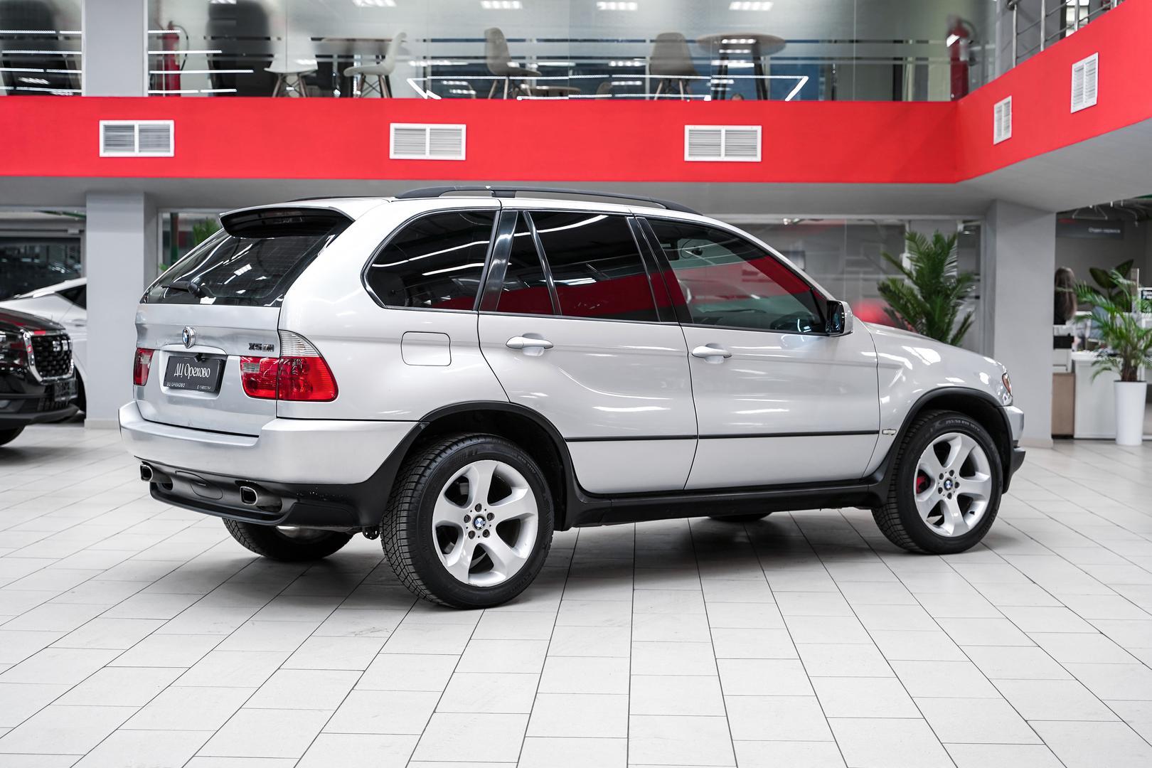 BMW X5 2002, серебряный, ДЦ Орехово