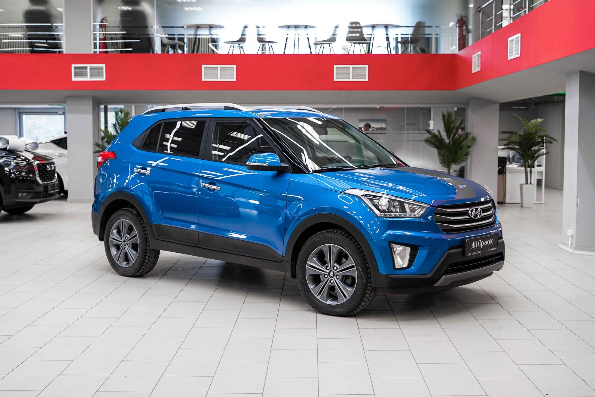 Hyundai Creta 2018, синий, ДЦ Орехово