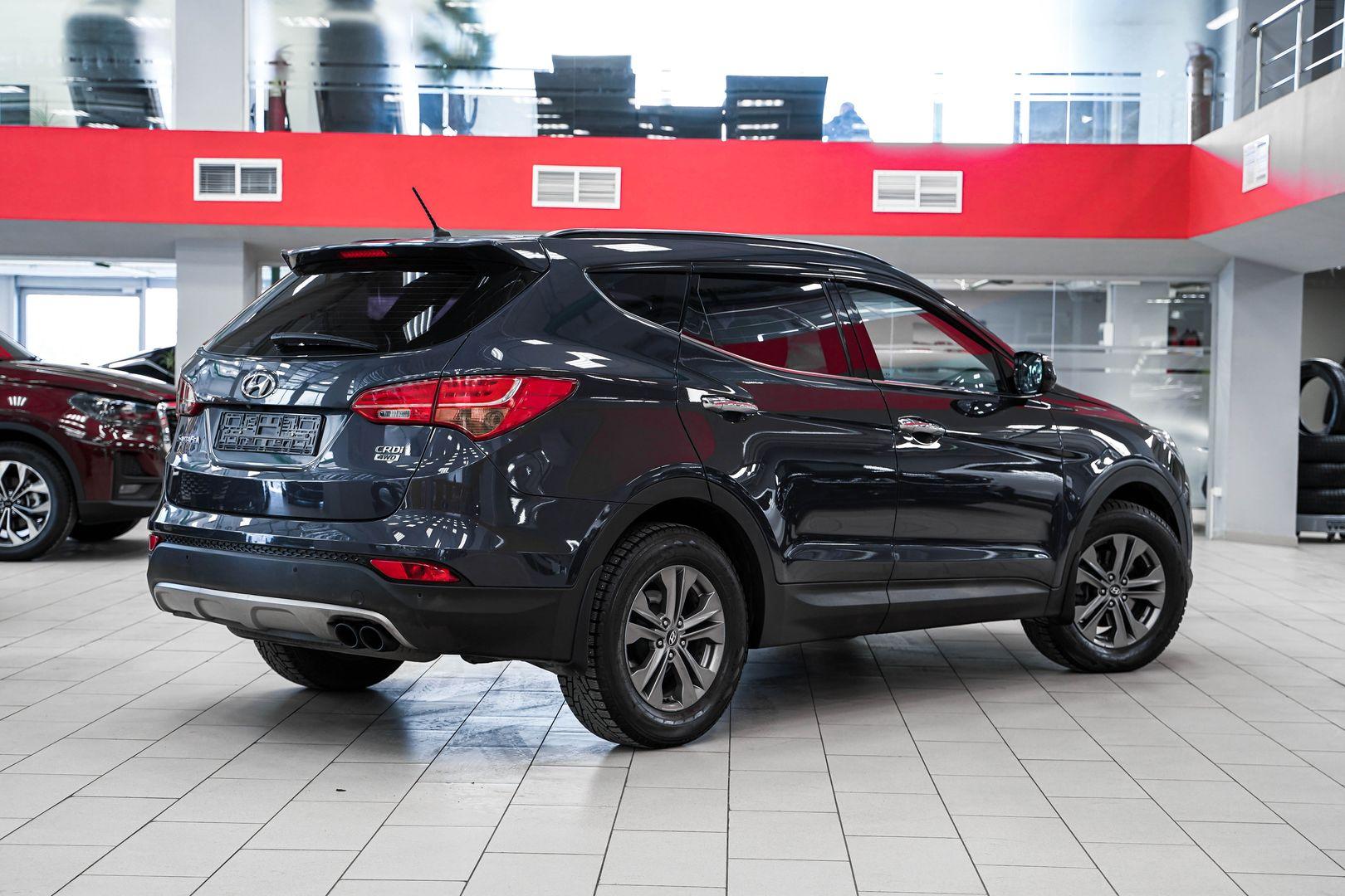 Hyundai Santa Fe 2013, синий, ДЦ Орехово
