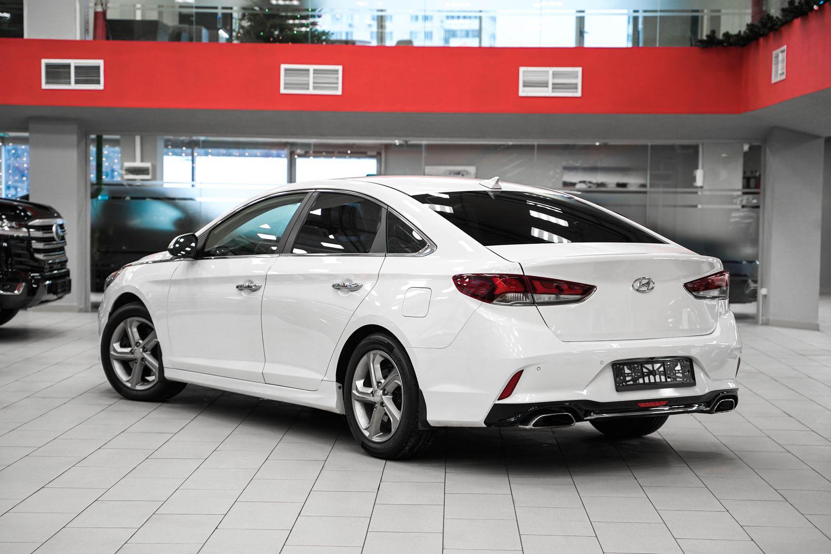 Hyundai Sonata 2018, белый, ДЦ Орехово