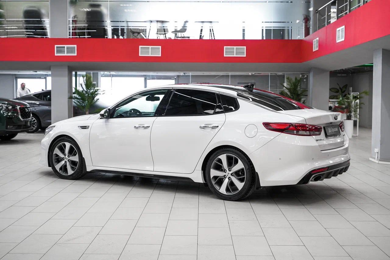 Kia Optima 2016, белый, ДЦ Орехово