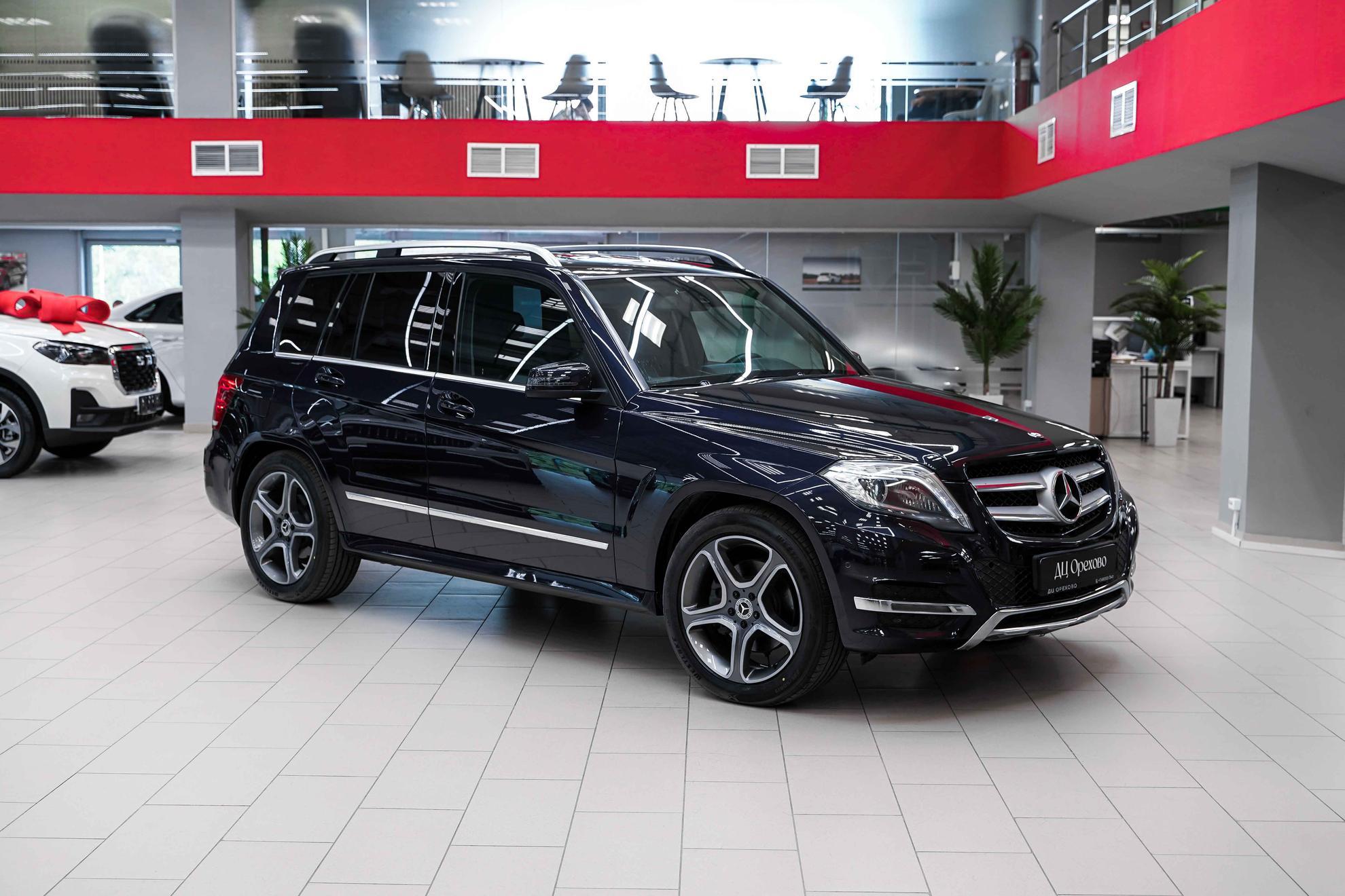 Mercedes-Benz GLK-Класс 2012, синий, ДЦ Орехово