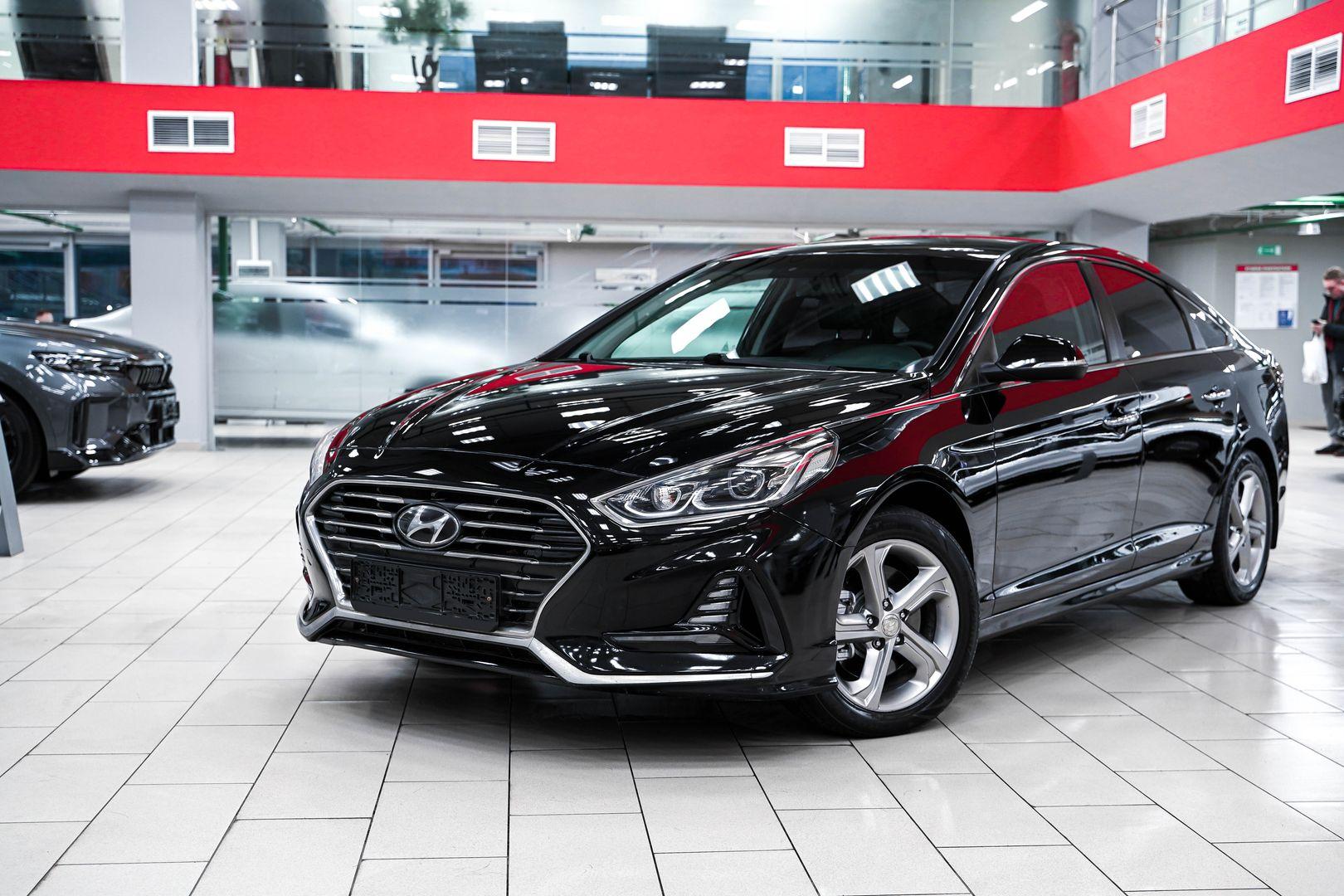 Hyundai Sonata 2017, черный, ДЦ Орехово