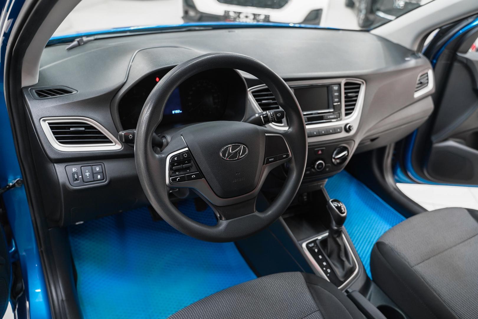 Hyundai Solaris 2021, синий, ДЦ Орехово
