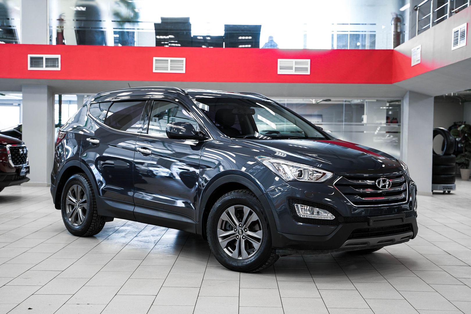Hyundai Santa Fe 2013, синий, ДЦ Орехово