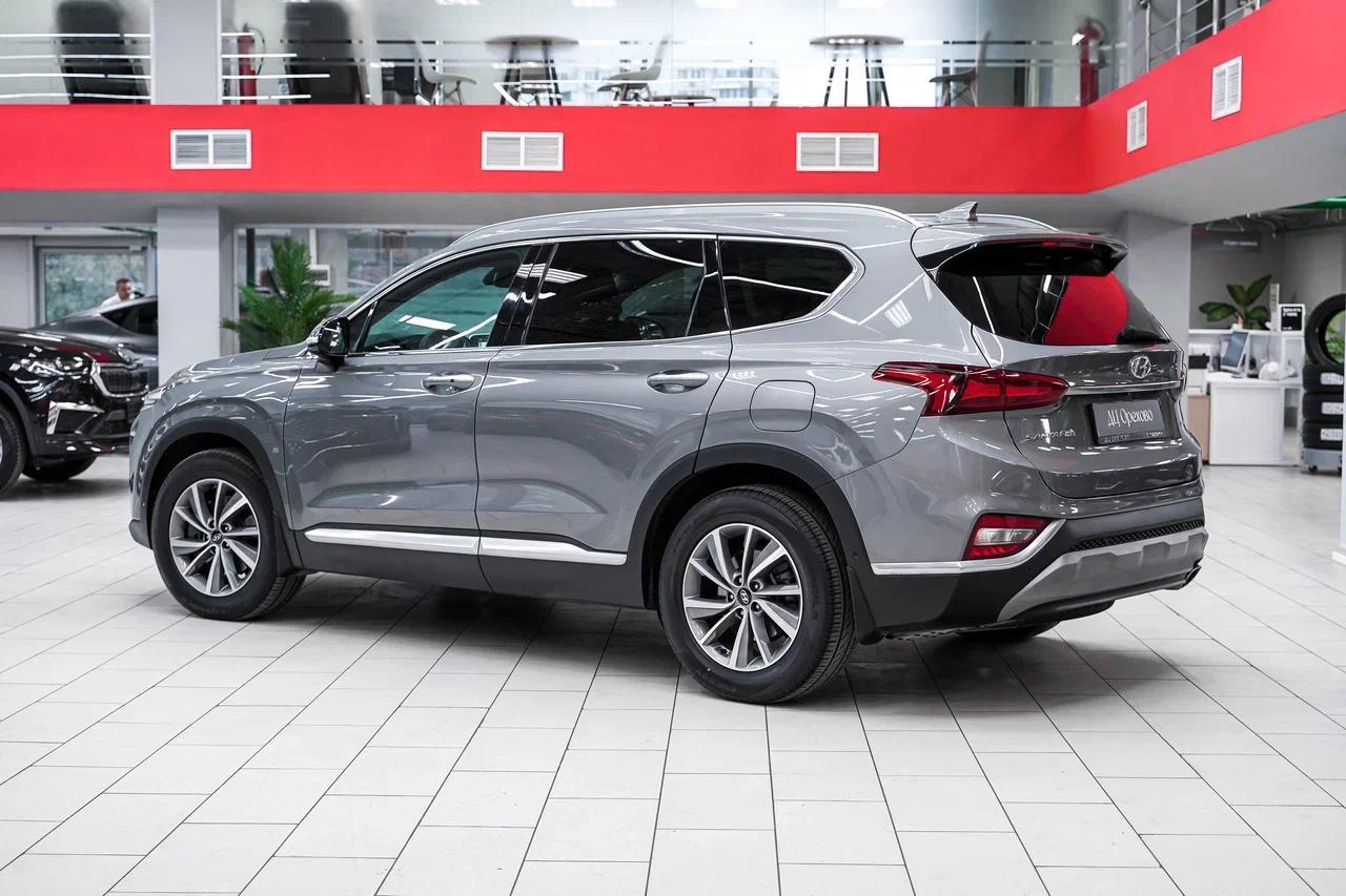 Hyundai Santa Fe 2019, серый, ДЦ Орехово