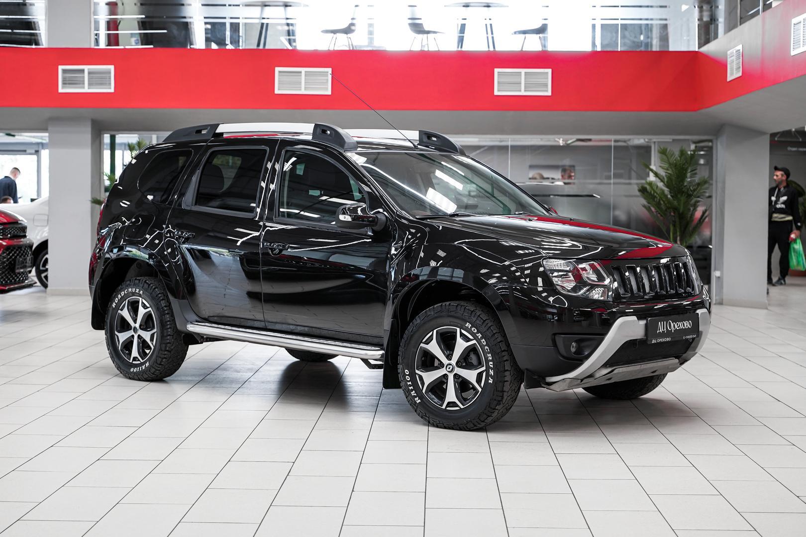 Renault Duster 2016, черный, ДЦ Орехово