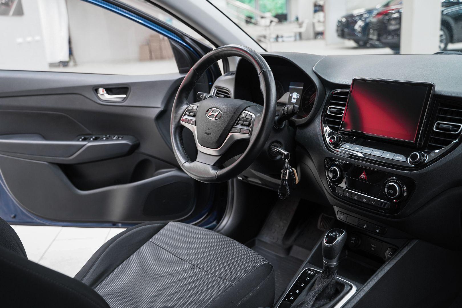 Hyundai Solaris 2021, синий, ДЦ Орехово