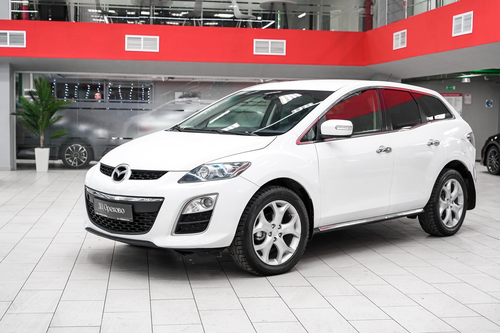 Mazda CX-7 2010, белый, ДЦ Орехово
