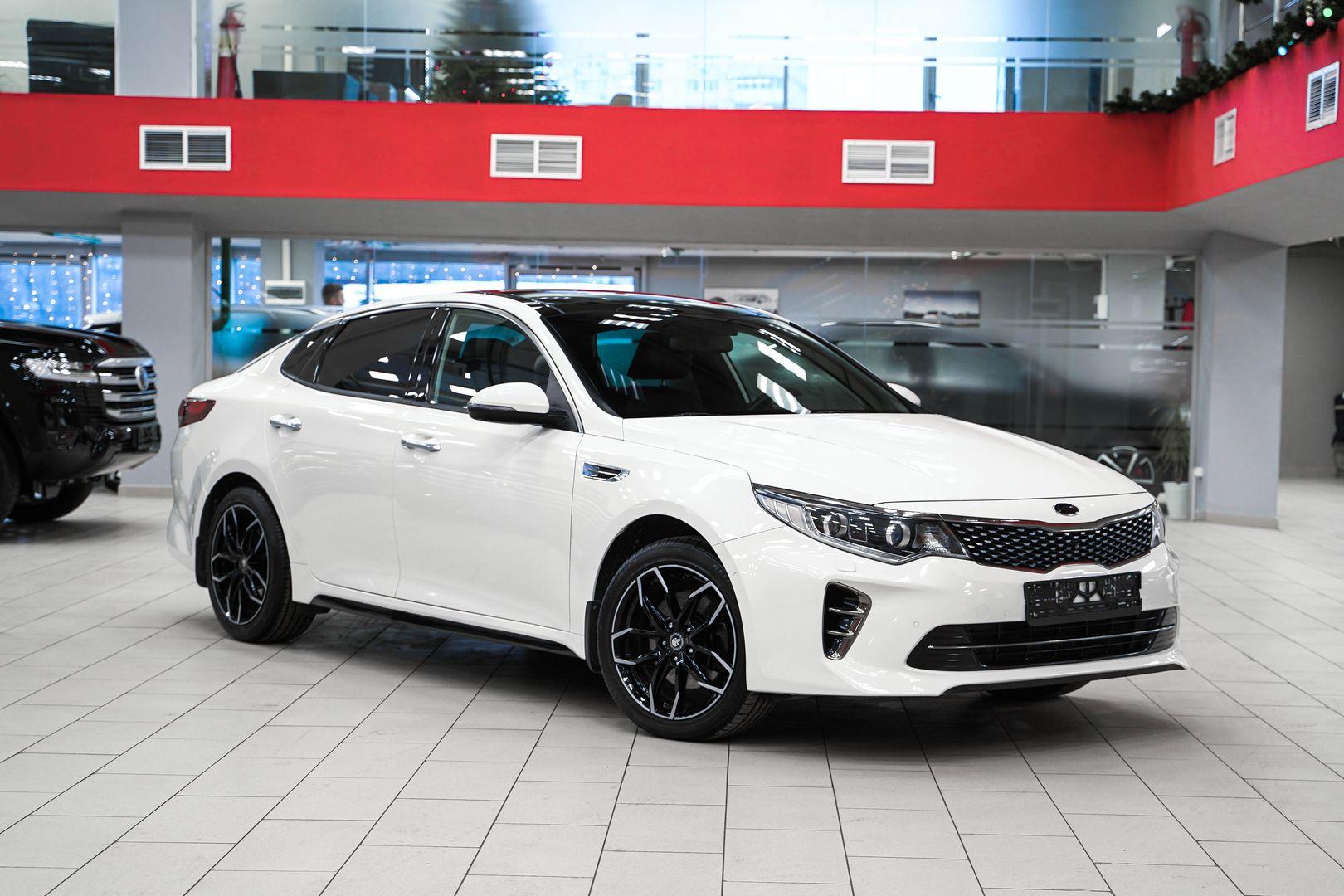 Kia Optima 2017, белый, ДЦ Орехово