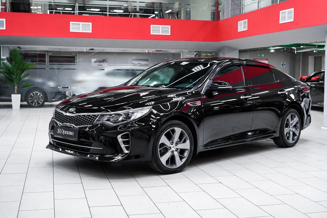 Kia Optima 2017, черный, ДЦ Орехово