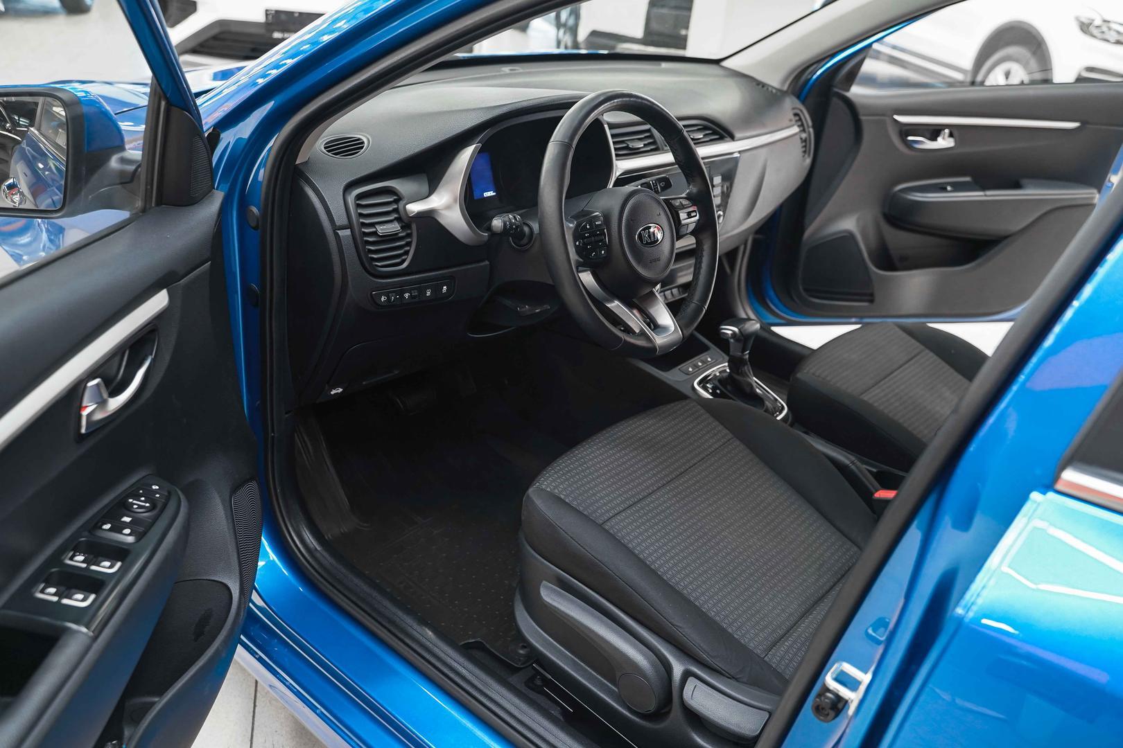 Kia Rio 2021, синий, ДЦ Орехово