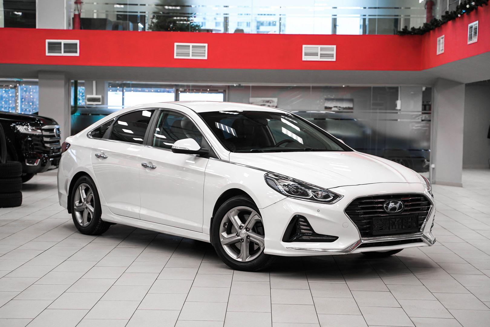 Hyundai Sonata 2018, белый, ДЦ Орехово