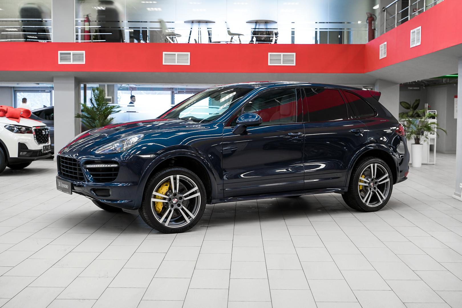 Porsche Cayenne 2013, синий, ДЦ Орехово