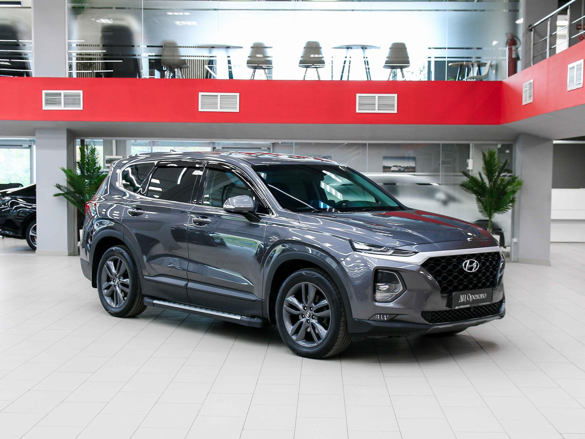 Hyundai Santa Fe 2018, серый, ДЦ Орехово