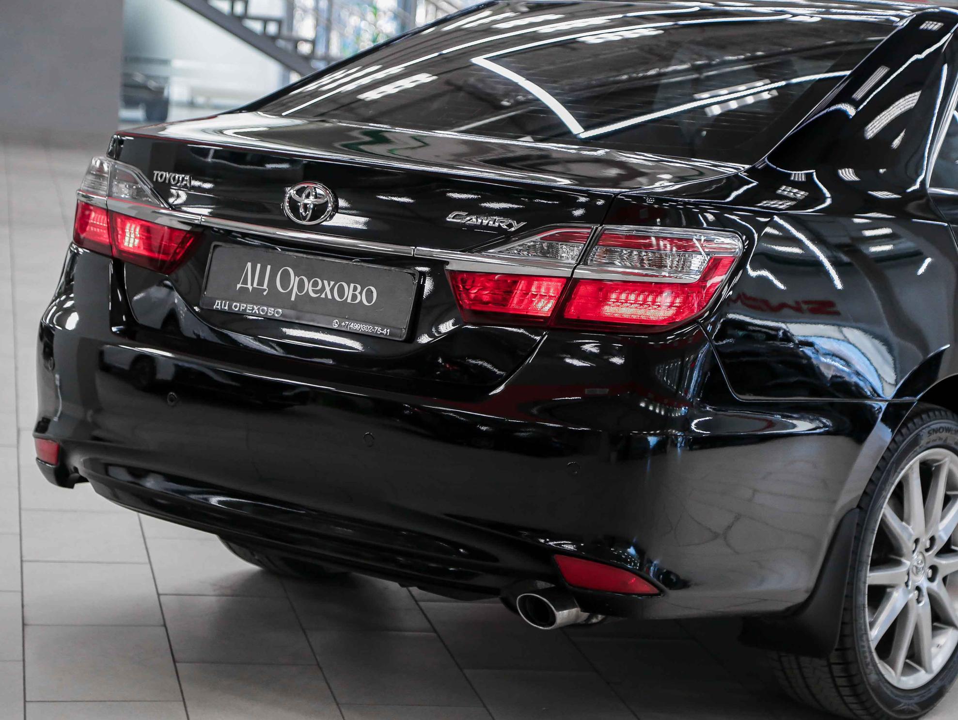 Toyota Camry 2016, черный, ДЦ Орехово
