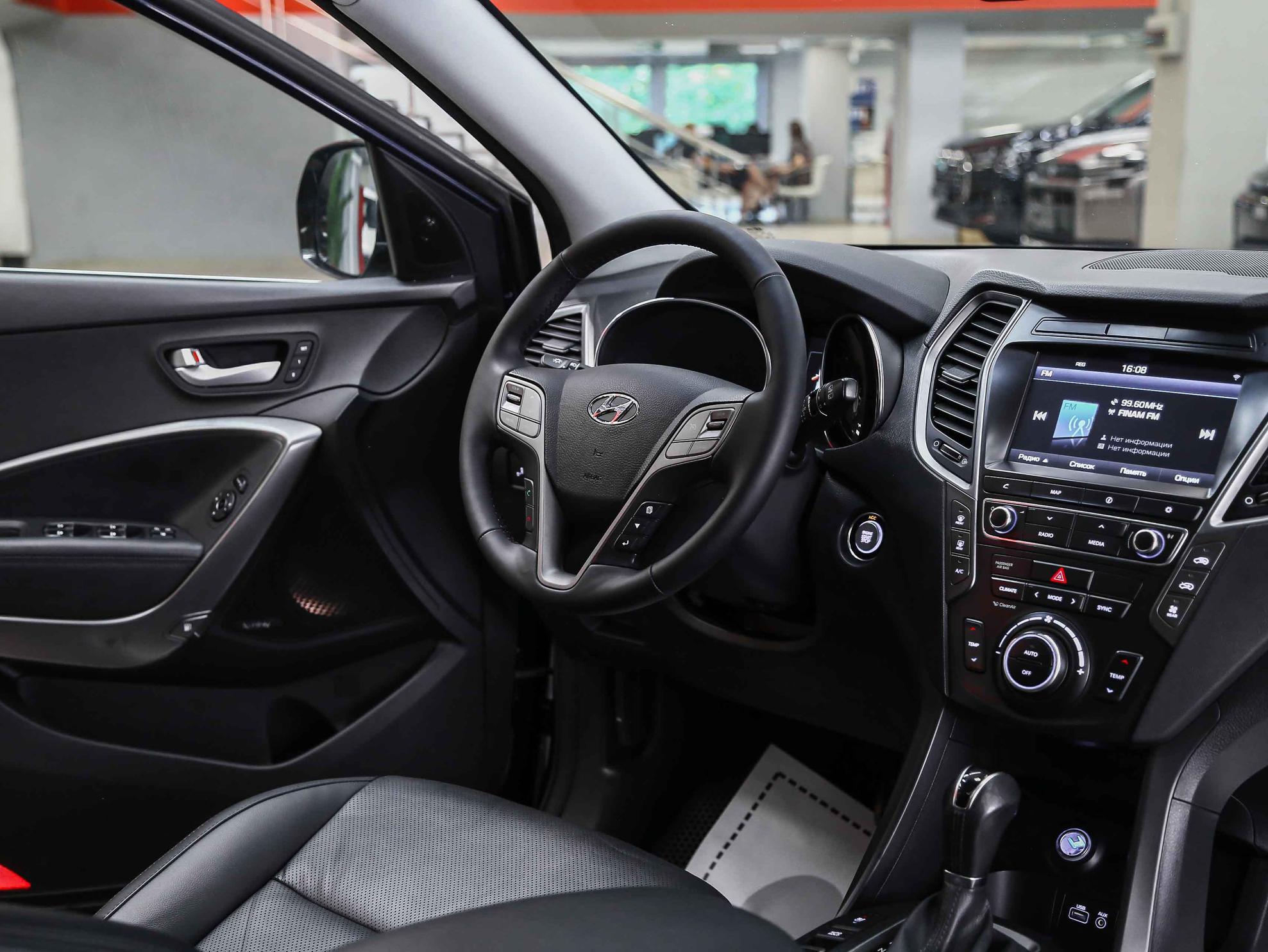 Hyundai Santa Fe 2017, синий, ДЦ Орехово