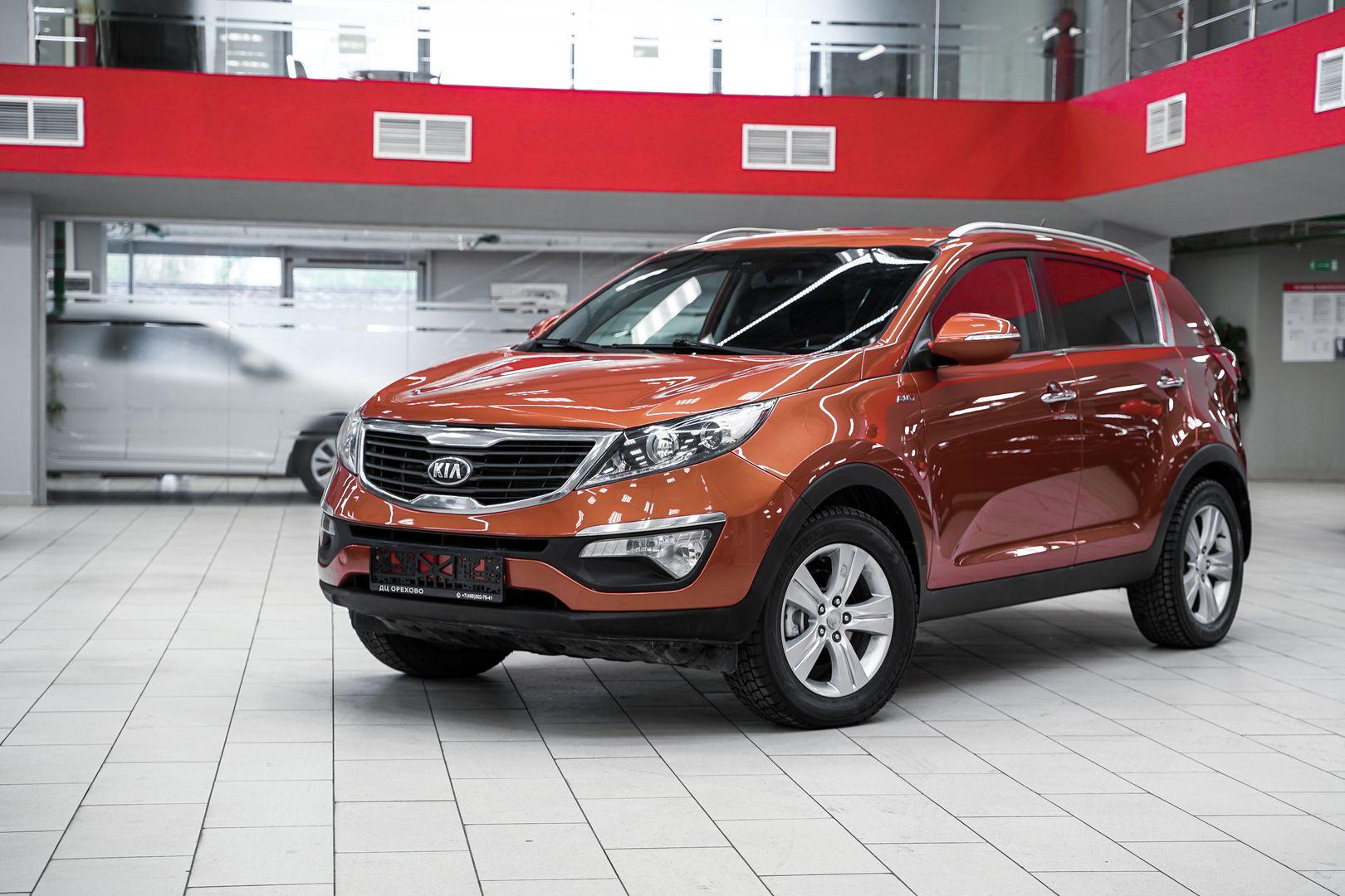 Kia Sportage 2011, оранжевый, ДЦ Орехово