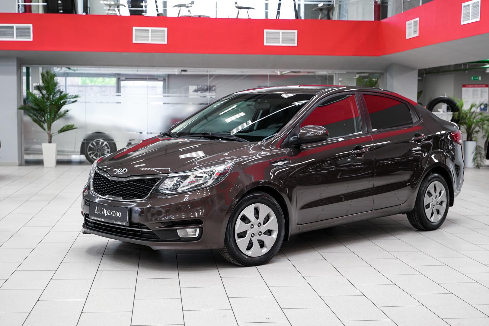 Kia Rio 2016, коричневый, ДЦ Орехово