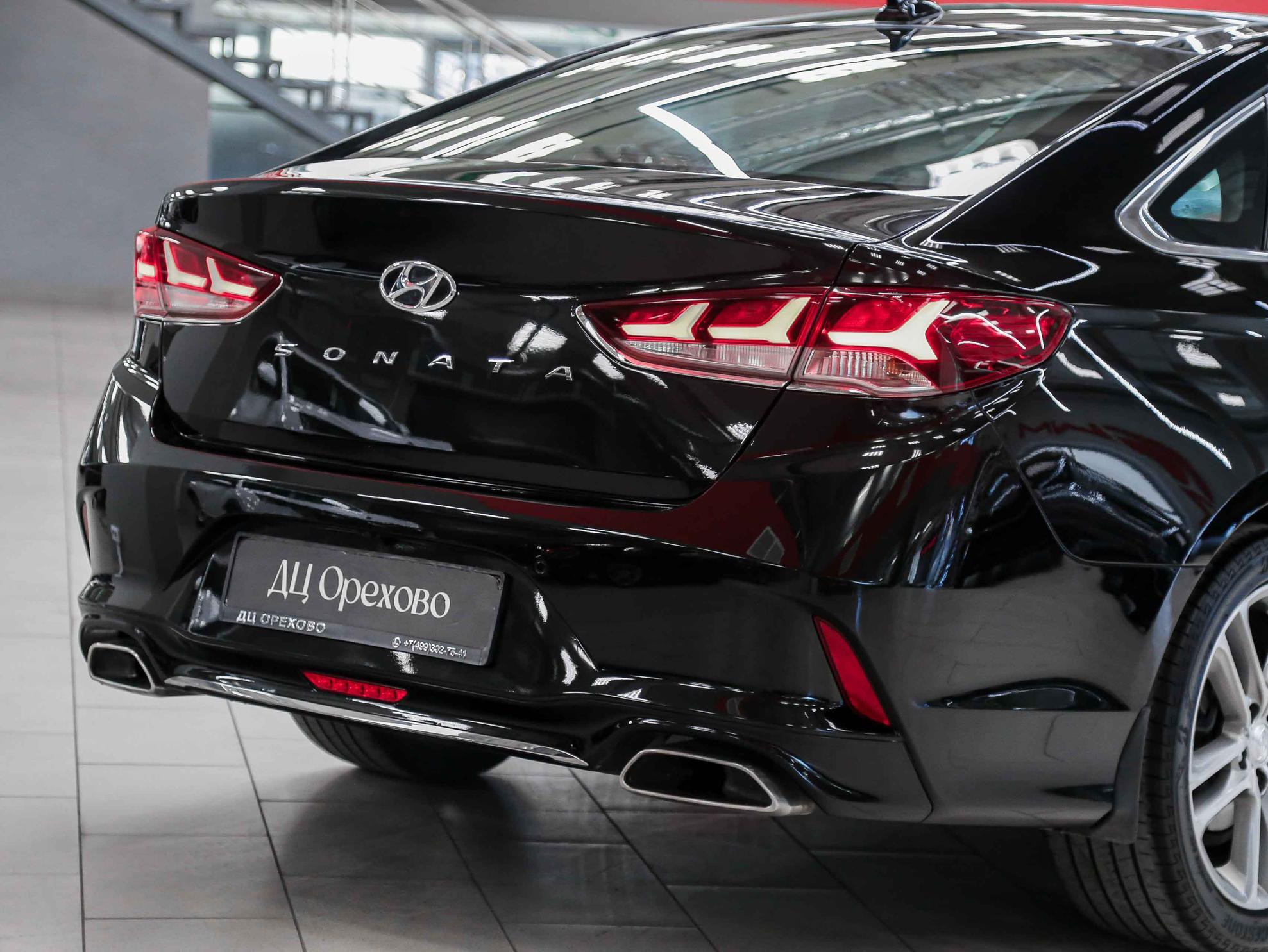 Hyundai Sonata 2019, черный, ДЦ Орехово