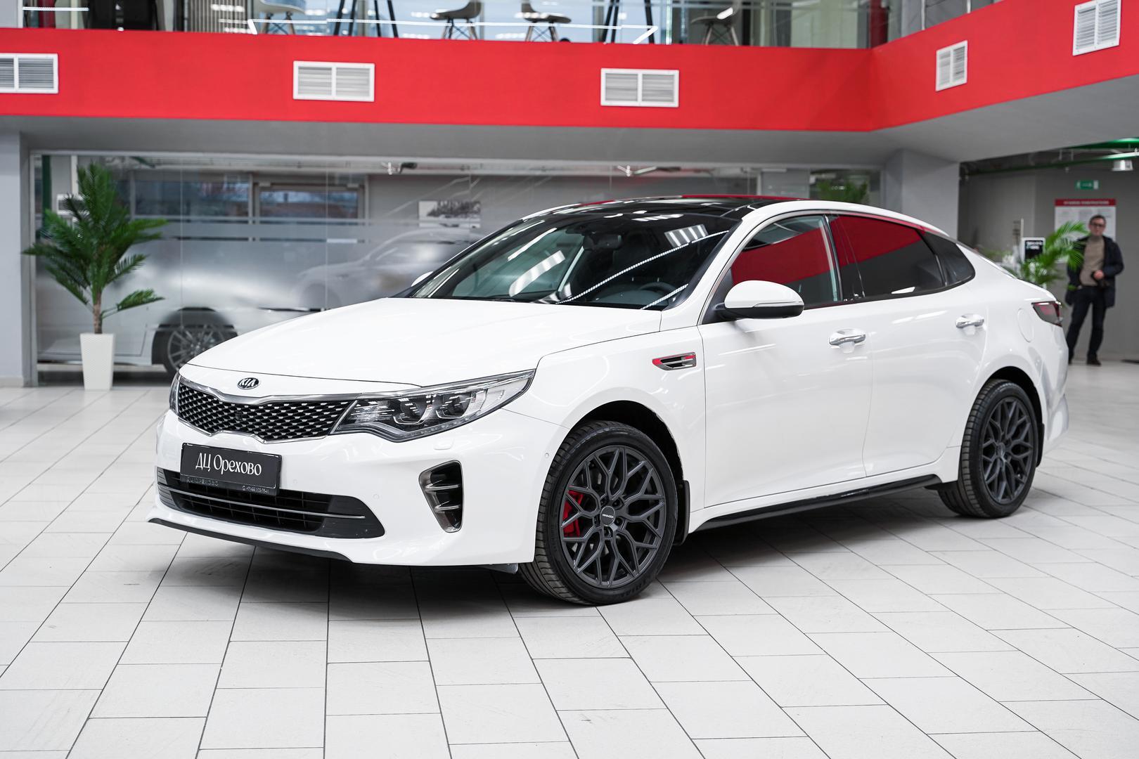 Kia Optima 2017, белый, ДЦ Орехово