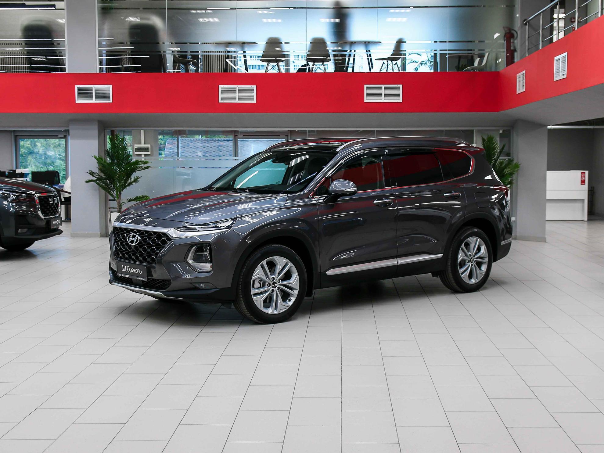 Hyundai Santa Fe 2018, серый, ДЦ Орехово