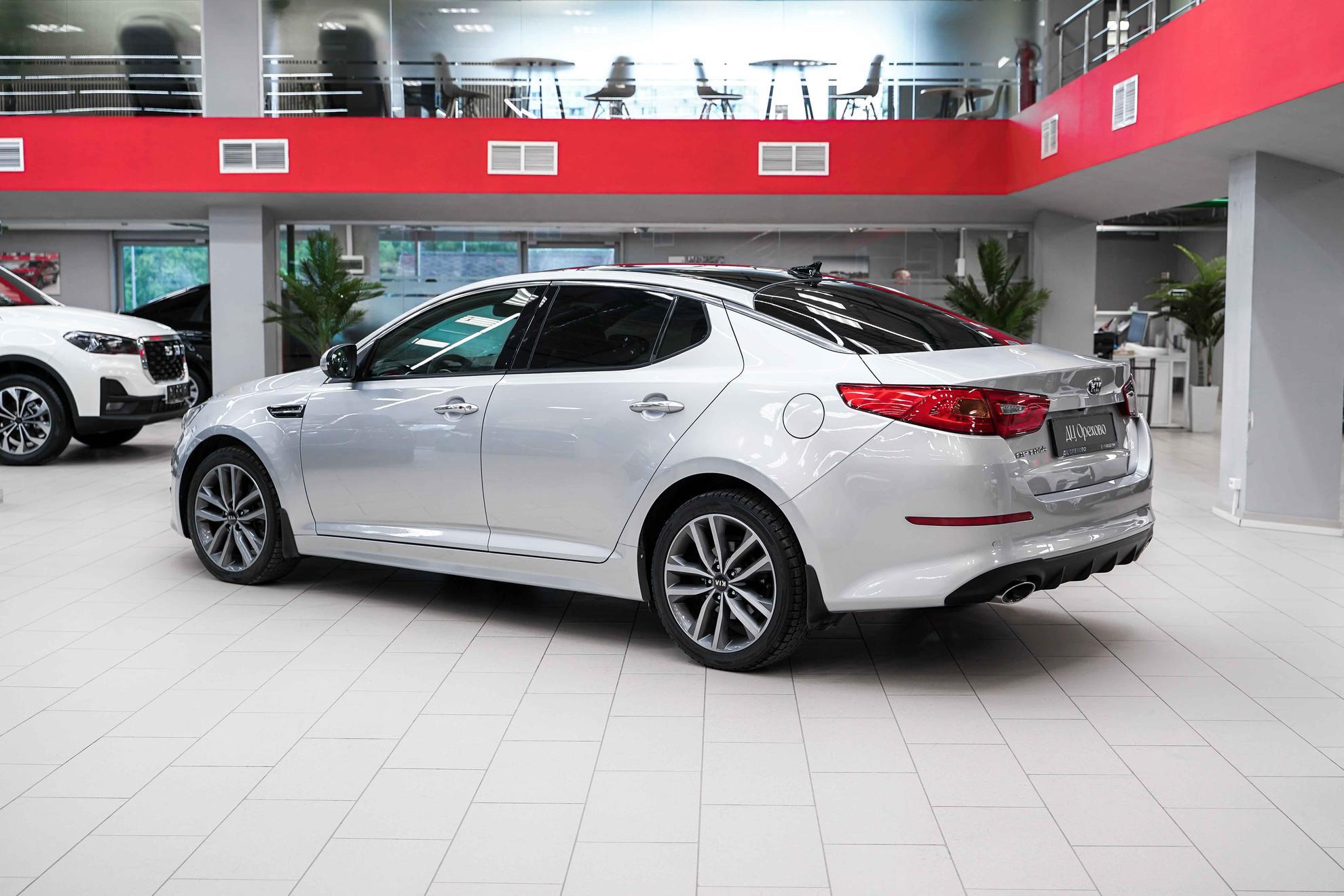 Kia Optima 2014, серебряный, ДЦ Орехово