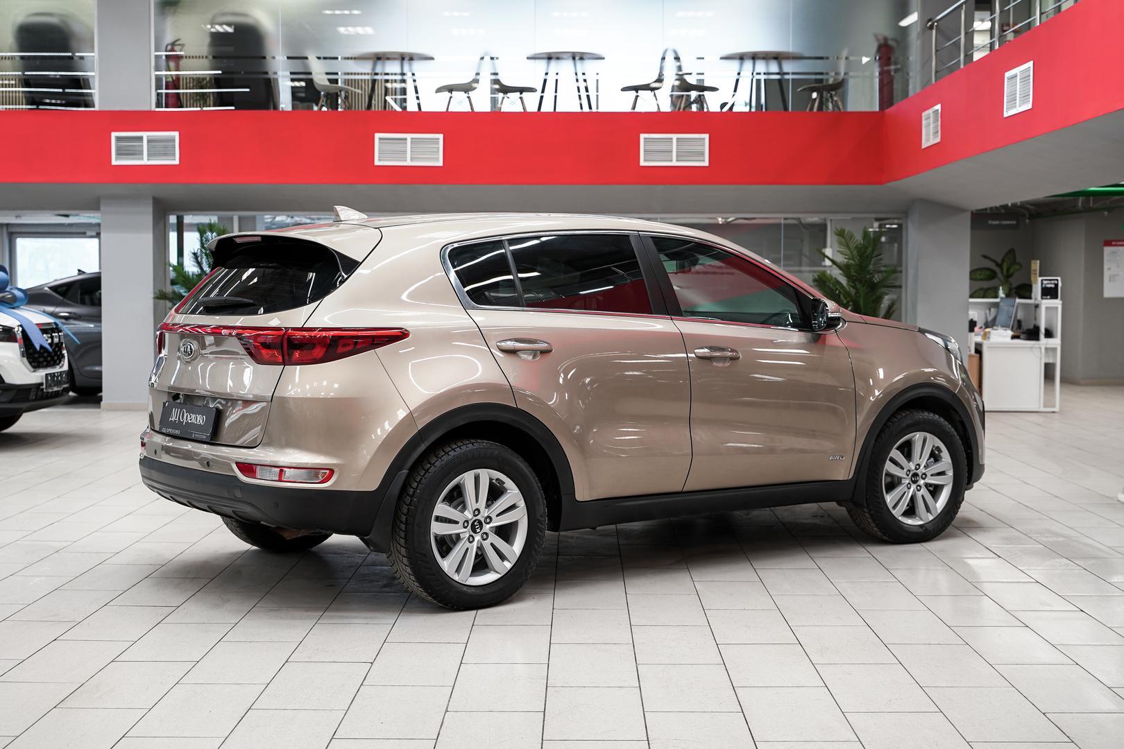 Kia Sportage 2018, коричневый, ДЦ Орехово