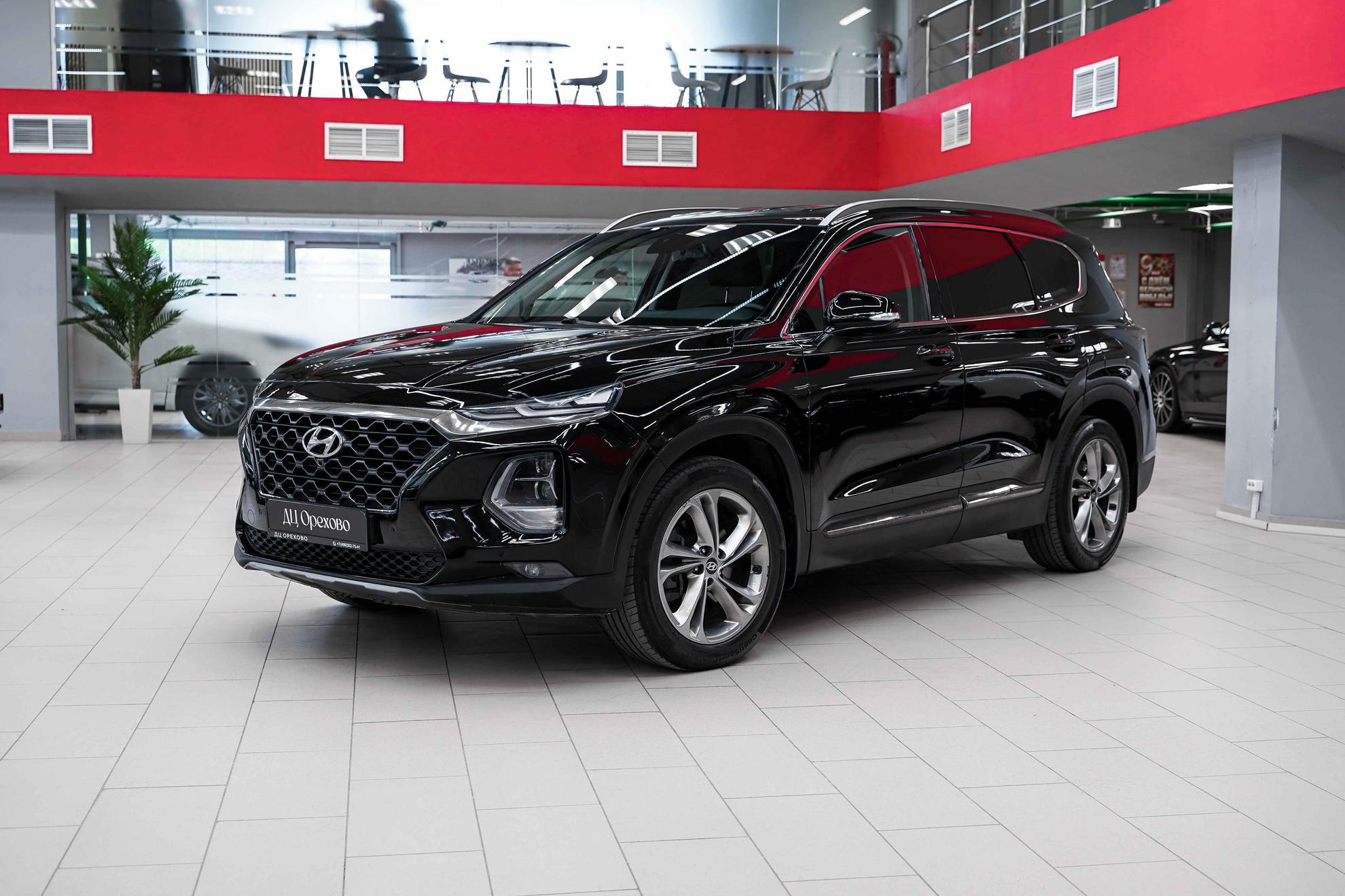 Hyundai Santa Fe 2019, черный, ДЦ Орехово