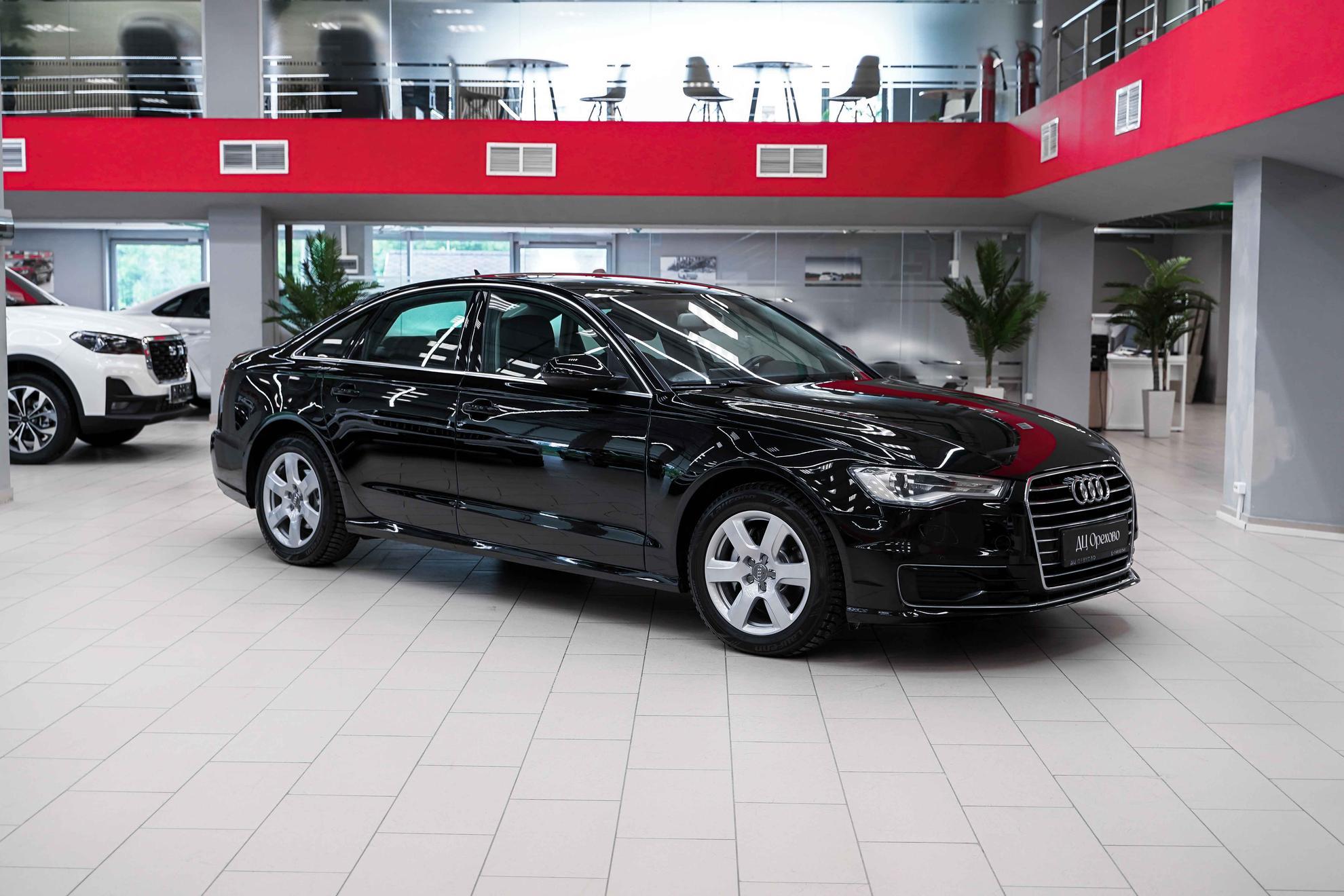 Audi A6 2015, черный, ДЦ Орехово